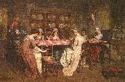 Mosler, Henry Quilting Bee oil painting reproduction